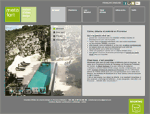 Tablet Screenshot of metafort-provence.com